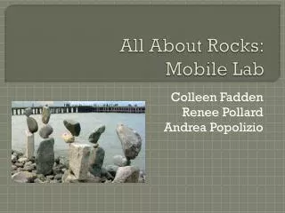 All About Rocks: Mobile Lab