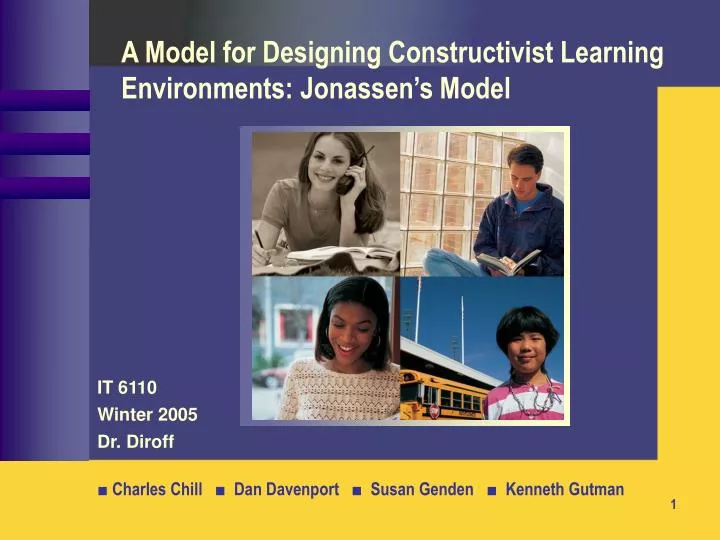 a model for designing constructivist learning environments jonassen s model