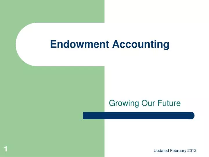 endowment accounting