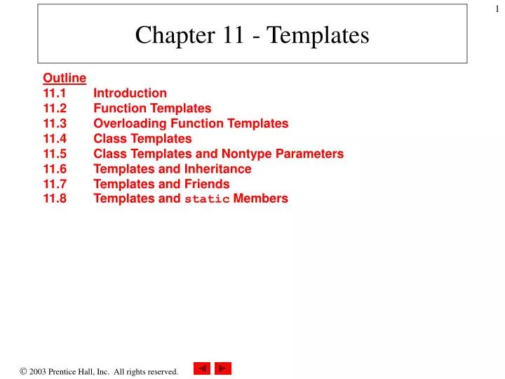 chapter 11 templates