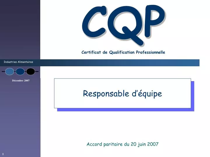 cqp certificat de qualification professionnelle