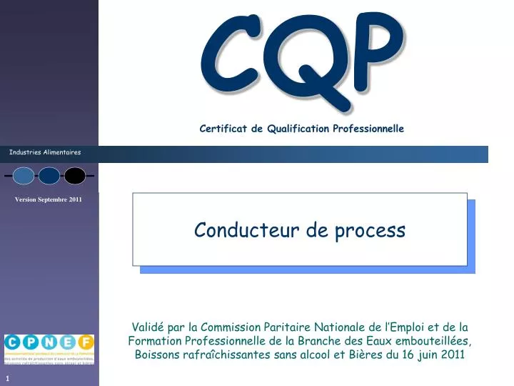 cqp certificat de qualification professionnelle