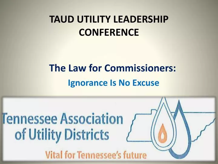 taud utility leadership conference