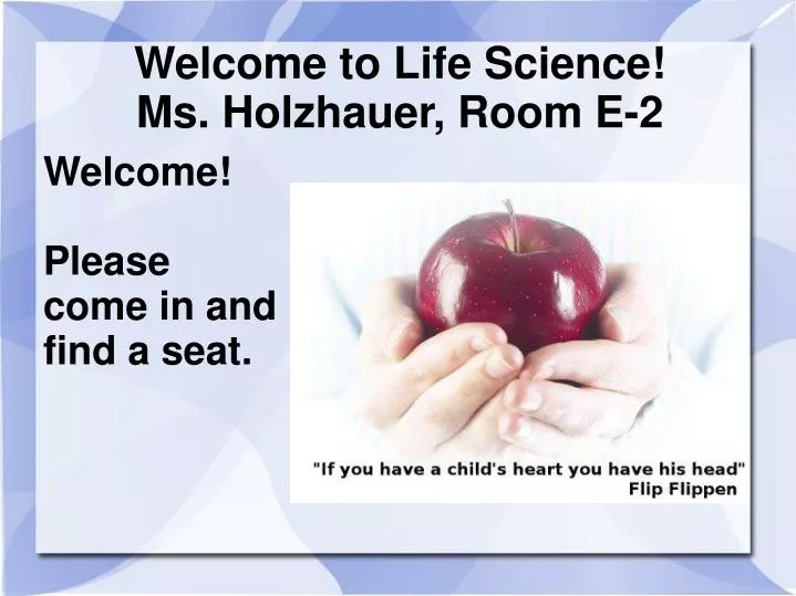 welcome to life science ms holzhauer room e 2