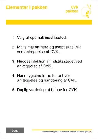 elementer i pakken