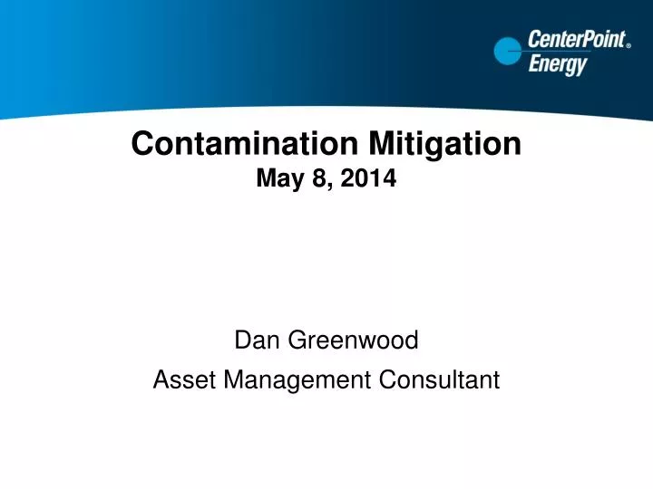 contamination mitigation may 8 2014