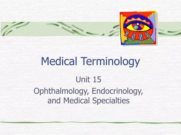 medical terminology