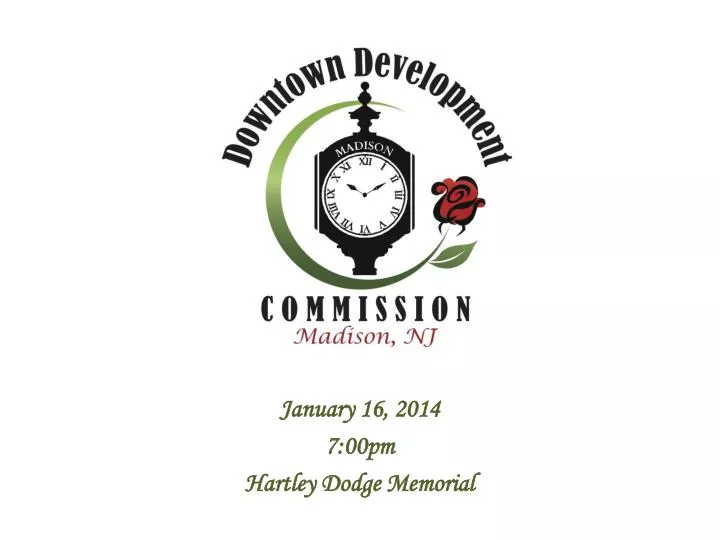 january 16 2014 7 00pm hartley dodge memorial