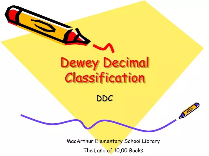 dewey decimal classification