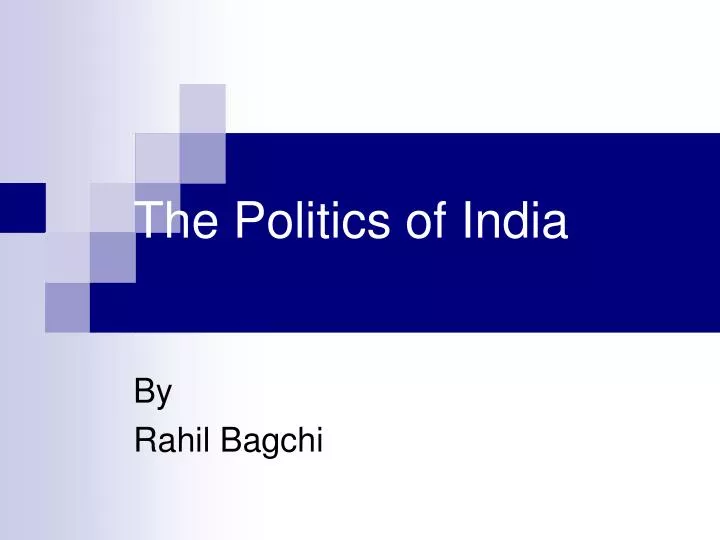 the politics of india