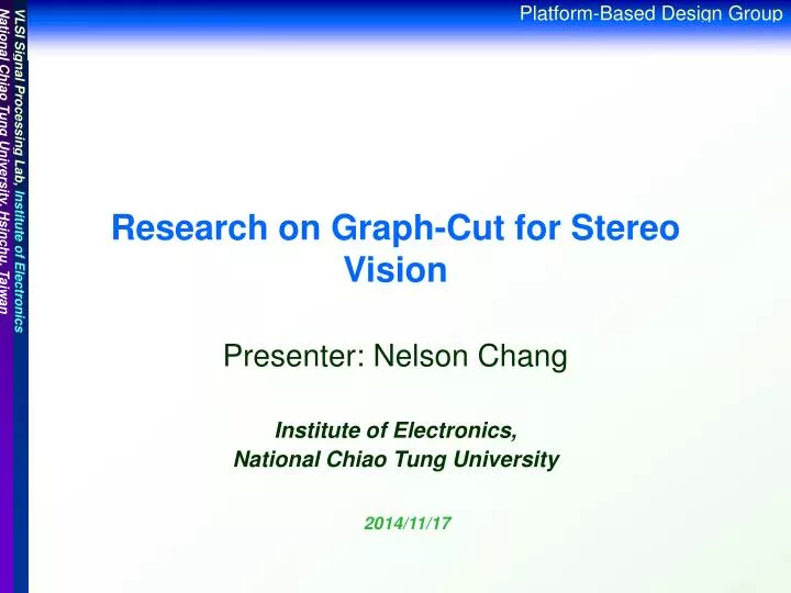 research on graph cut for stereo vision