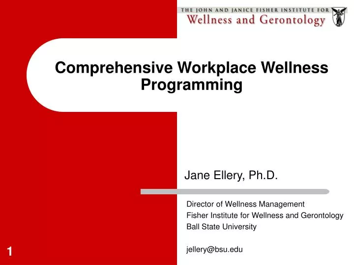 comprehensive workplace wellness programming