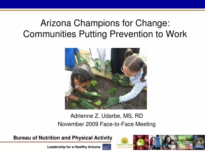 arizona champions for change communities putting prevention to work
