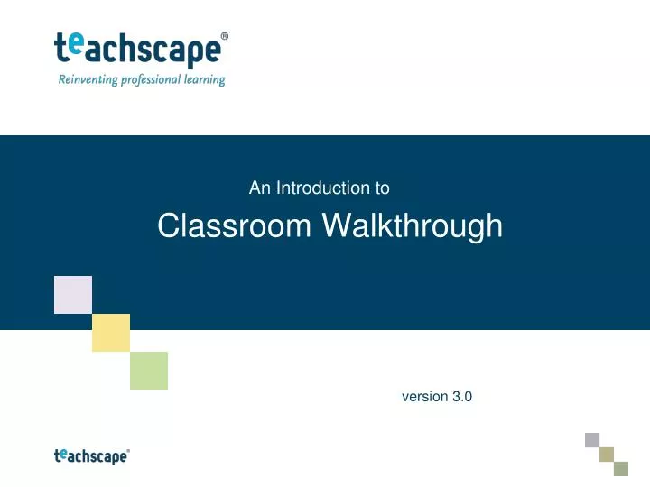 classroom walkthrough