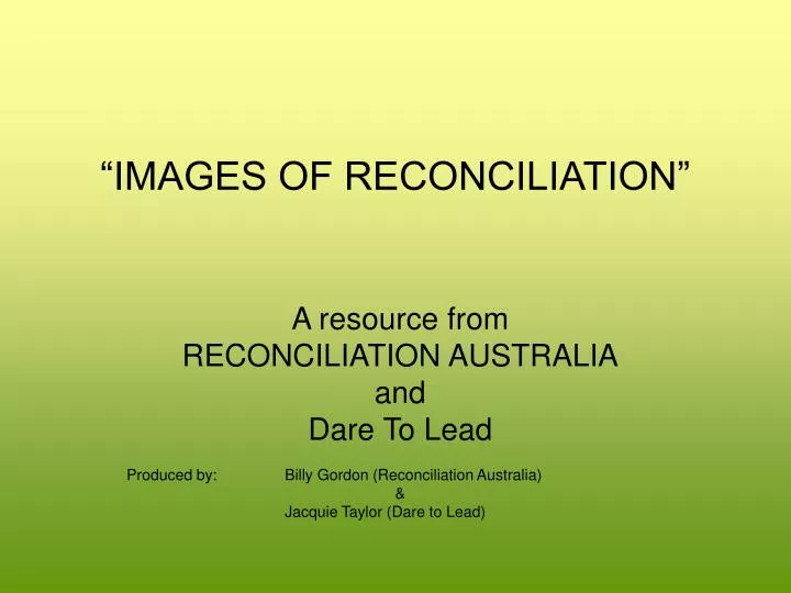images of reconciliation