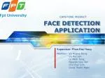 FACE DETECTION APPLICATION - slide 1