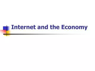 Internet and the Economy
