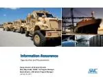 Information Assurance - slide 1