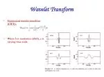 Wavelet Transform - slide 1