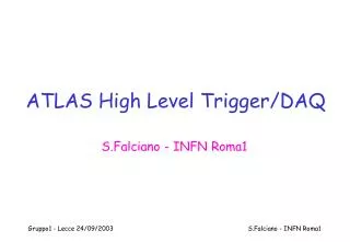 atlas high level trigger daq