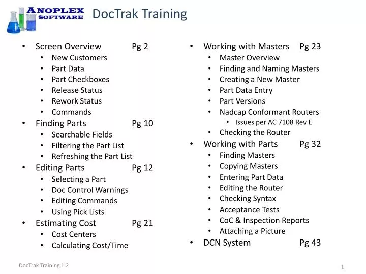 doctrak training