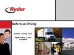 Defensive Driving - slide 1