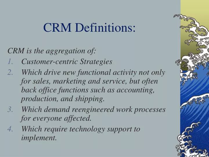 crm definitions