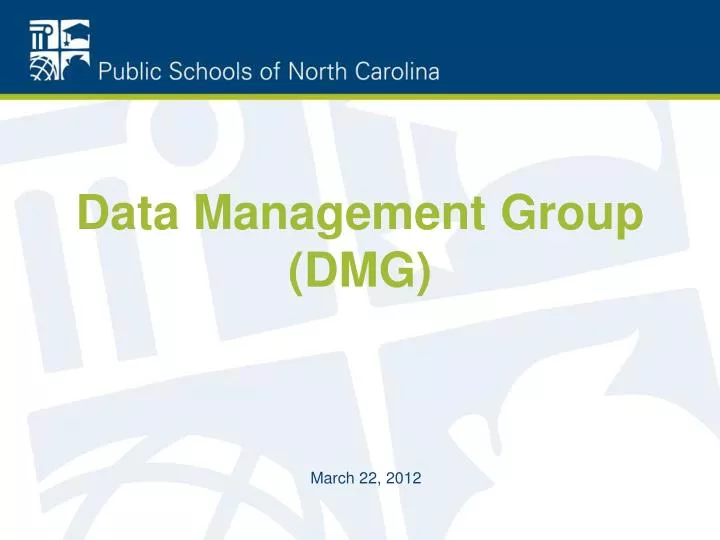 data management group dmg