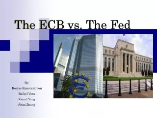 the ecb vs the fed