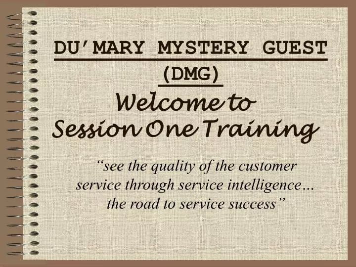 du mary mystery guest dmg