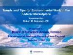 Federal Marketplace Trends & Tips by Robert M. Beinstein - slide 1