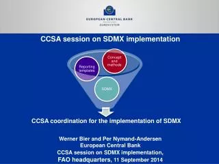 CCSA session on SDMX implementation