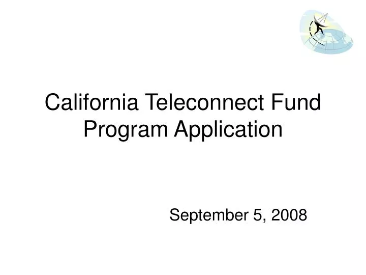 california teleconnect fund program application