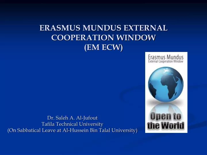 erasmus mundus external cooperation window em ecw