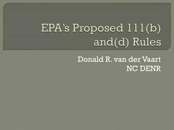 epa s proposed 111 b and d rules