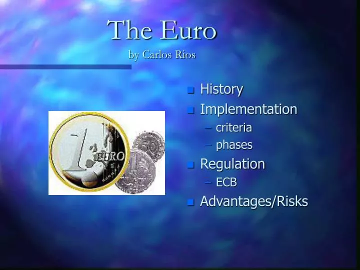 the euro by carlos rios