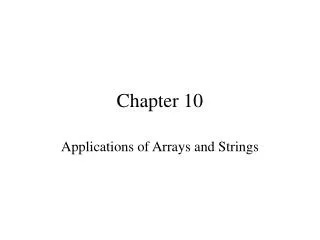 Chapter 10