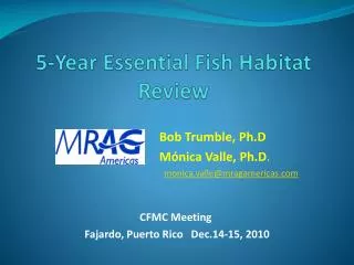 5-Year Essential Fish Habitat Review