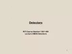 Detectors - slide 1