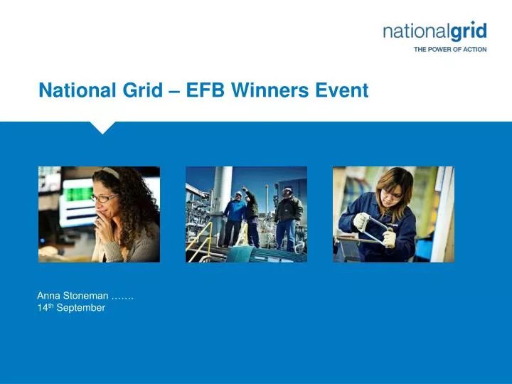 national grid efb winners event