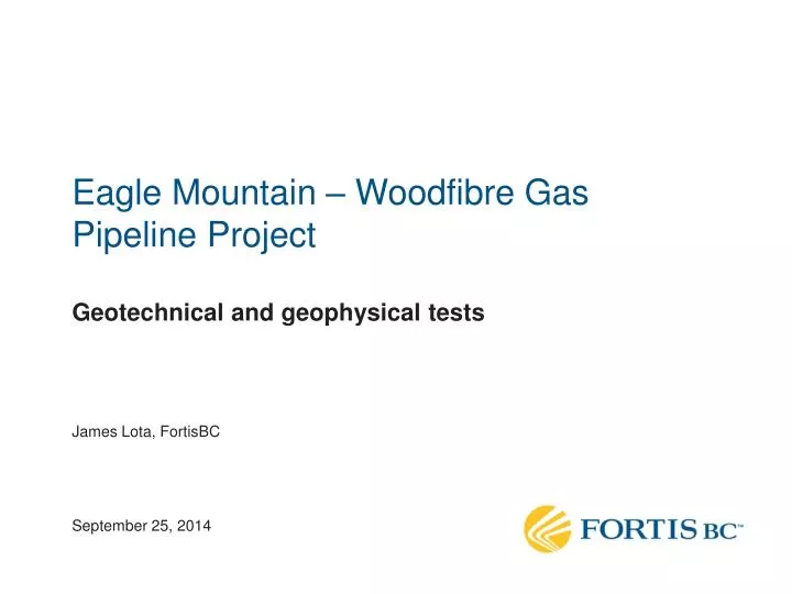 eagle mountain woodfibre gas p ipeline project