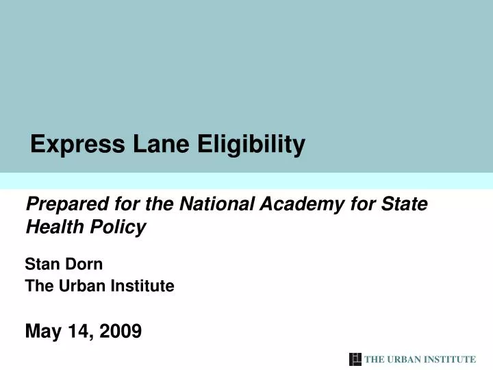 express lane eligibility