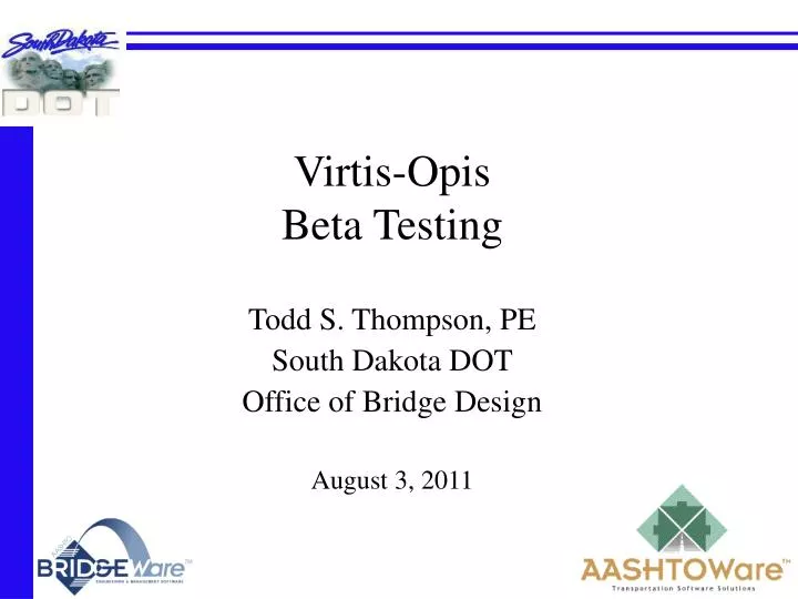 virtis opis beta testing