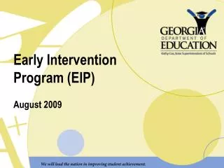 early intervention program eip