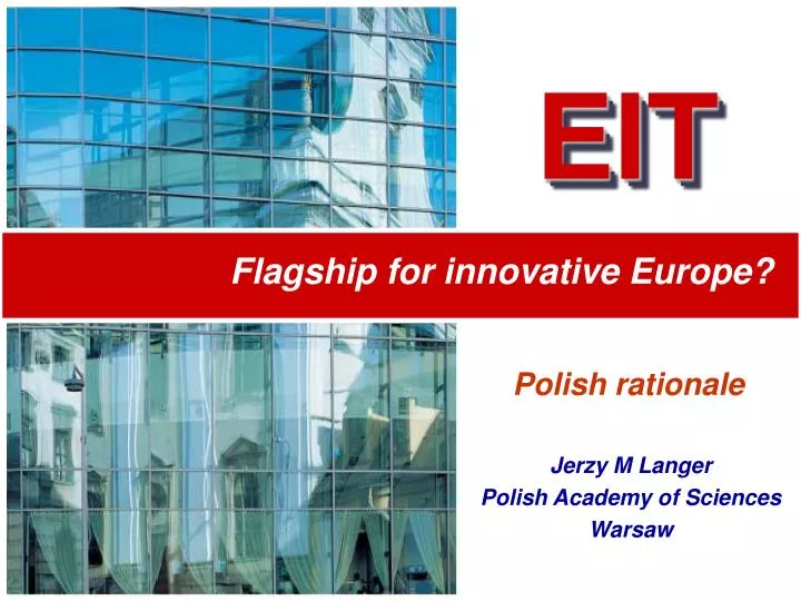 flagship for innovative europe