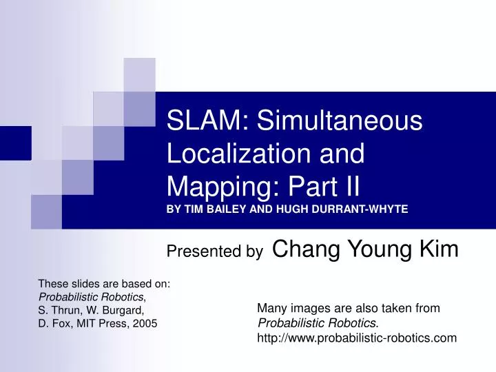 slam simultaneous localization and mapping part ii by tim bailey and hugh durrant whyte