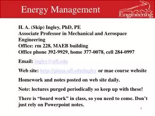 Energy Management