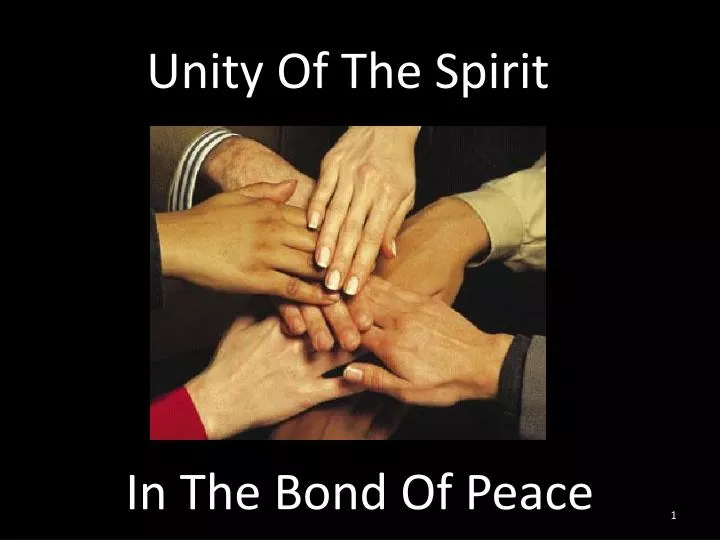 unity of the spirit