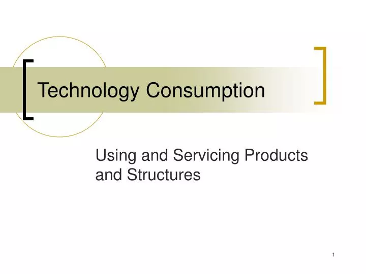 technology consumption