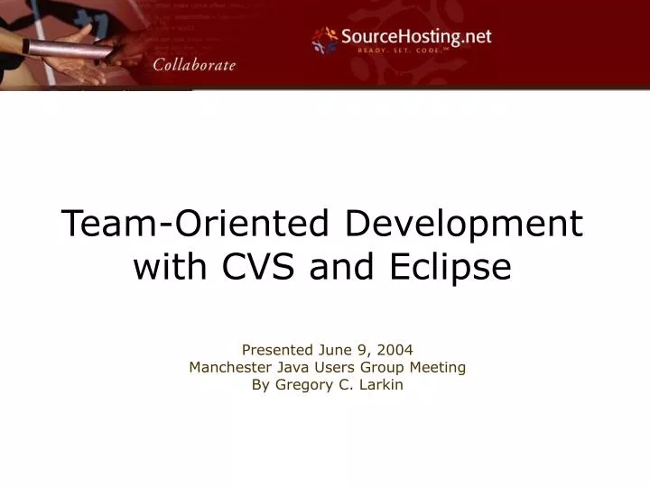 presented june 9 2004 manchester java users group meeting by gregory c larkin